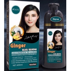 Shampoo de coloração preta natural para cabelos rápidos