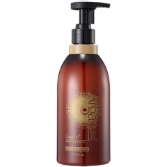 Shampoo com óleo de argan para tratamento de cabelos danificados